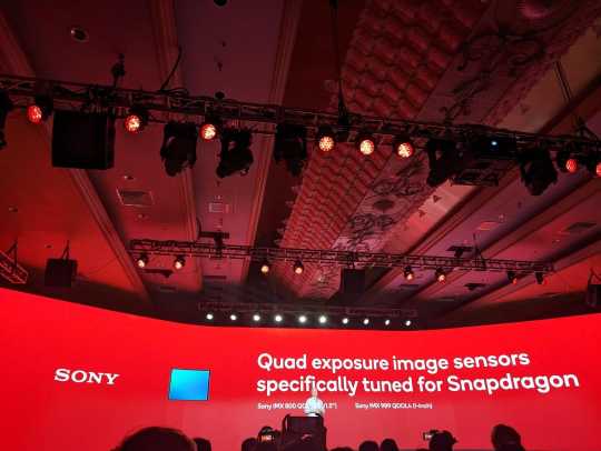 Sony感光元件包括IMX800、IMX989 皆部援高通Snapdragon 8 Gen 2 旗艦處理器，針對(duì)HDR 高動(dòng)態(tài)範(fàn)圍做最佳化的影像調(diào)校。