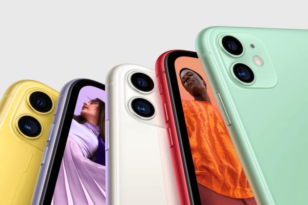 圖為蘋果去年發(fā)布會推出的iPhone11，共有6種顏色。