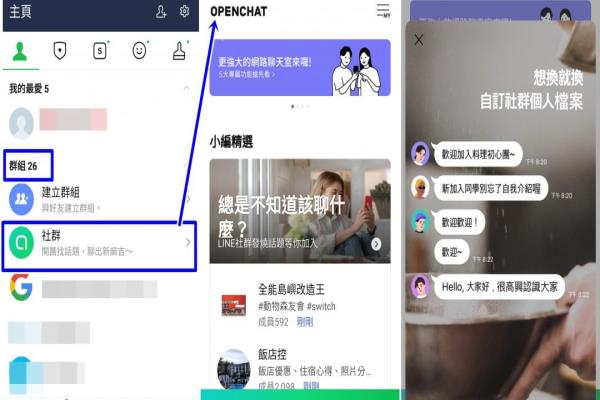 最多可五千人同時上線群聊的LINE“社群聊天室”功能，已于今正式在臺上線。