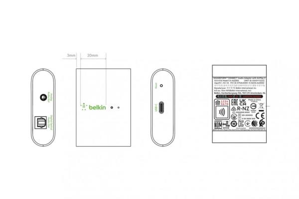 支援 AirPlay 2、Homekit！Belkin 將推 Wi-Fi 行動接收器