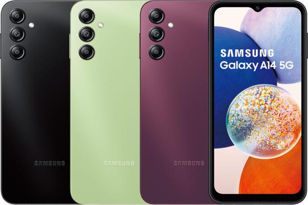 三星A系列Galaxy A14 5G新機亮相 6,990元起新春買起來