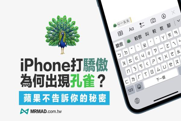 為何iPhone 輸入驕傲會出現孔雀Emoji 圖案？蘋果不告訴你的秘密