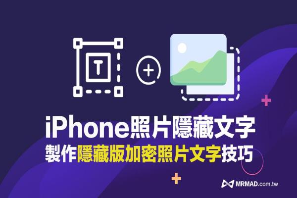 iPhone 照片隱藏文字密技教學，制作傳送與接收解密一次學會